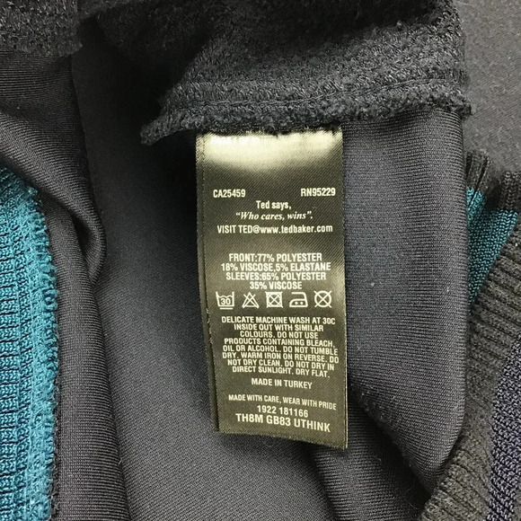 Ted Baker Men’s 1/4 Zip Pullover Long Sleeve Sweater - Picture 4 of 4